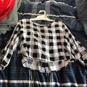 Plaid Crop Top